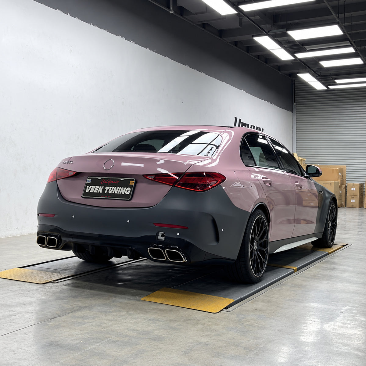 2021–2026 Mercedes-Benz C-Class W206 Sedan Upgrade to AMG C63 S Style Wide Body Exterior Kit