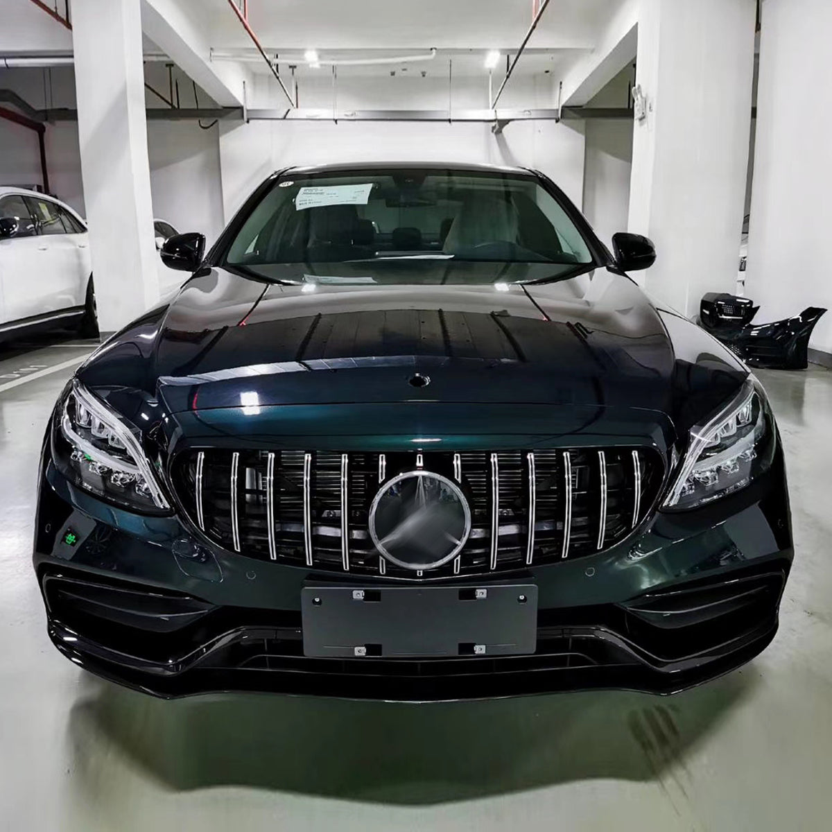 2014–2021 Mercedes-Benz C-Class W205 Upgrade to 2021 AMG C63 S LCI Facelift Style Exterior Body Kit