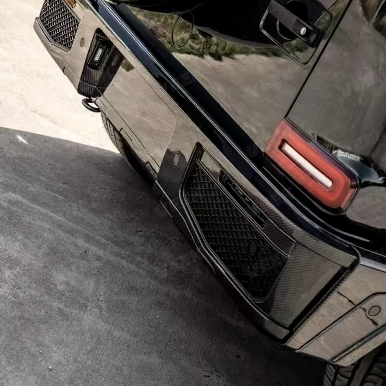 G-Class W463A and W465 carbon fiber kit component detail