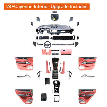 Porsche Cayenne 2011 -2017 958.1/958.2 Interior upgrade Old to New 2024+ 9Y3 Interior Kit