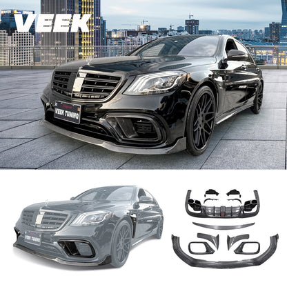 Brabus Style Carbon Fiber Body Kit for Mercedes S-Class W222 S63 LCI (2017-2020)