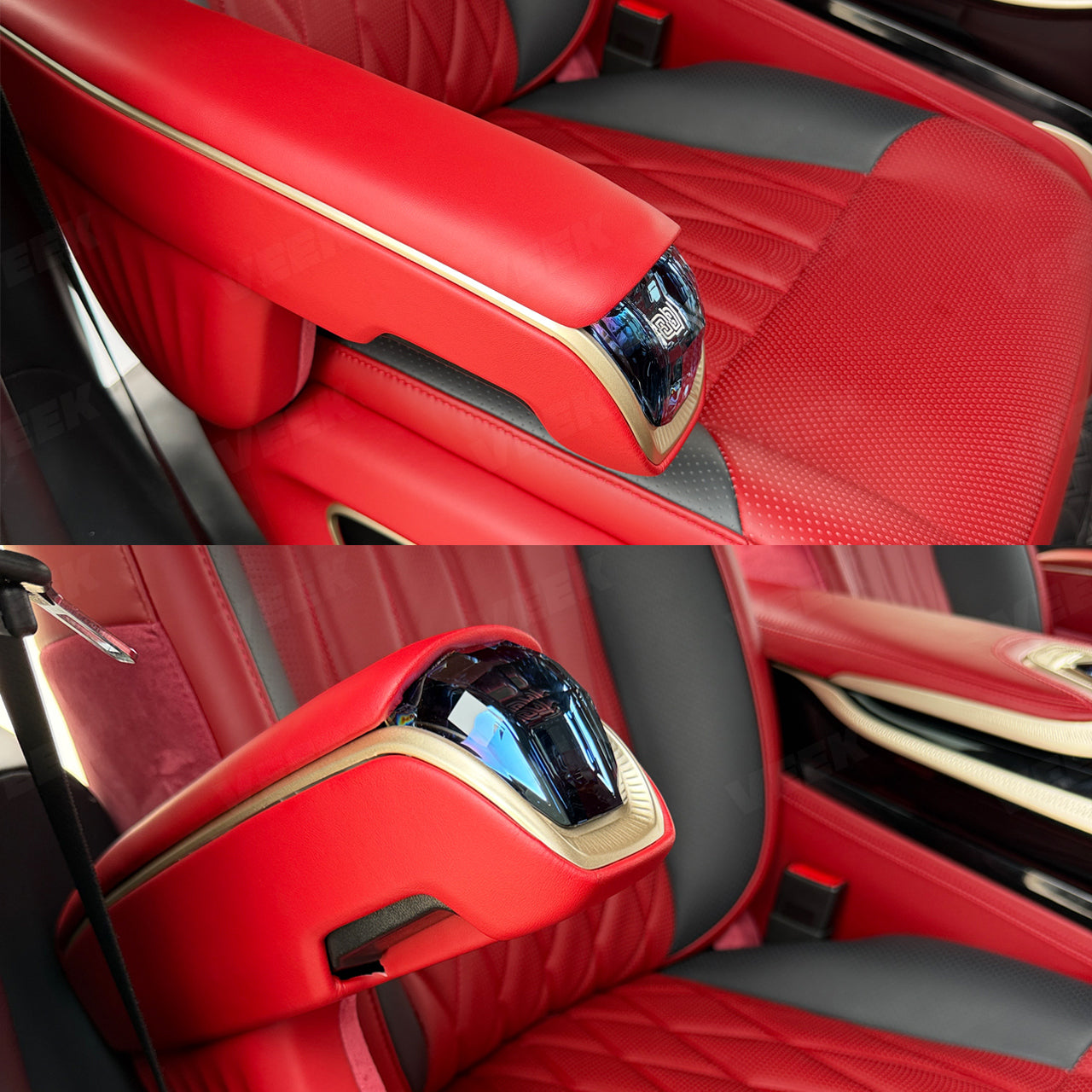 Mercedes G-Class independent rear-seat adjustment detail
