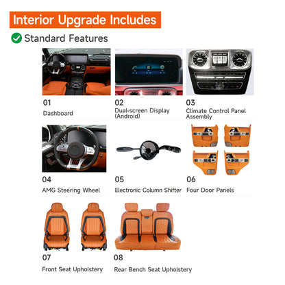 Mercedes-Benz G Wagon W463 (2002 -2018) Interior Old to New W463A - Basic Edition
