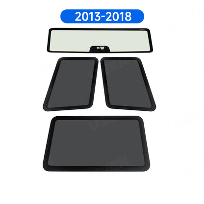 Mercedes-Benz G Wagon W463 (2002–2018) Exterior Upgrade to W463A (2024+) G63/Brabus/G800/G900 with Frameless Windows