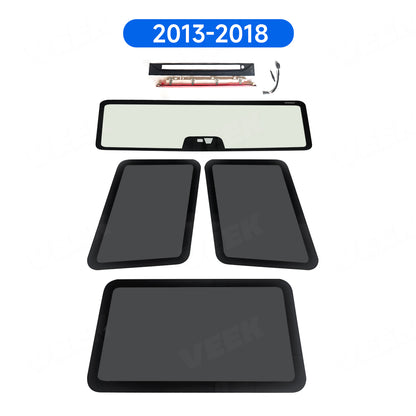 Frameless Windows for G Wagon W463 2002–2018 Exterior Upgrade to W463A 2024+ G63/G800/G900