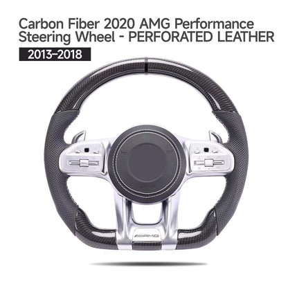 Mercedes-Benz G Wagon W463 2003-2018 upgrade to W463A/465 2019-2025 Foged Carbon Fiber AMG/Brabus Performance steering wheel/with AMG Drive Unit