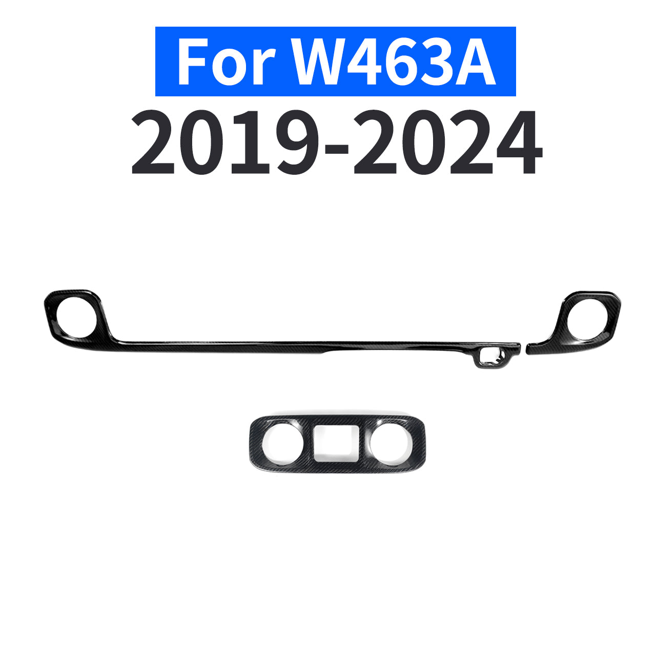 Carbon fiber Interior Clip-On Strip for W463A/W465 2019-2025 Mercedes G Wagon