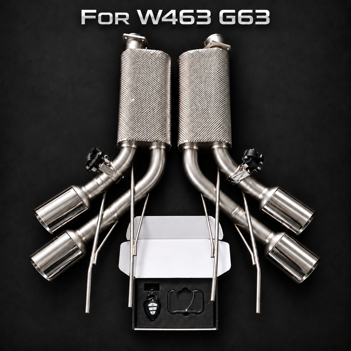 Mercedes G-Class W463 G63 AMG Valved Exhaust System Upgrade Kit 2002–2018