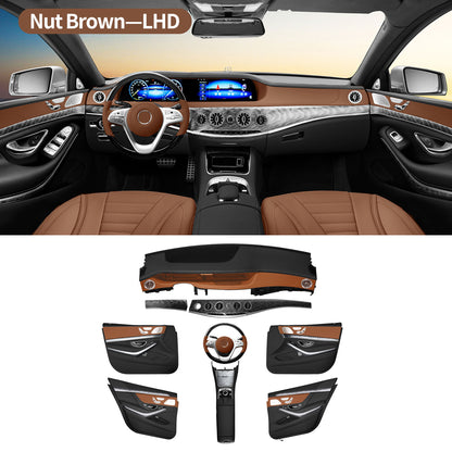 Mercedes-Benz S Class W221（2005 -2013）Interior Upgrade Old to New  W222（ 2020 ） Interior Kit