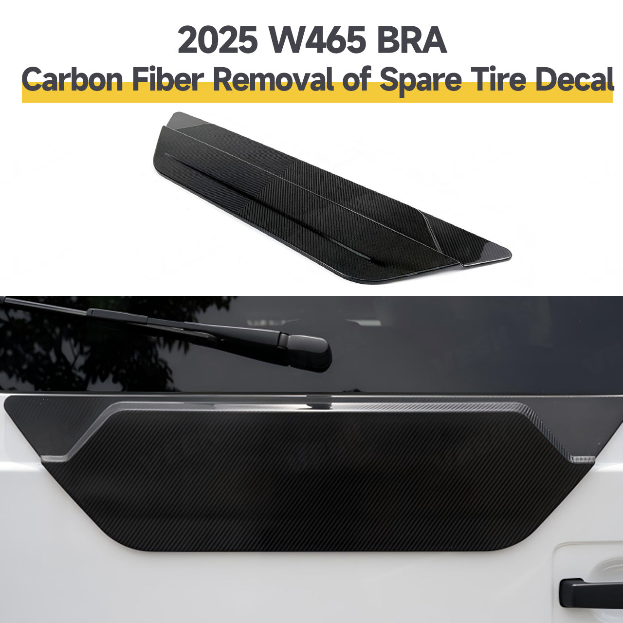 G-Class carbon fiber exhaust with LED detail