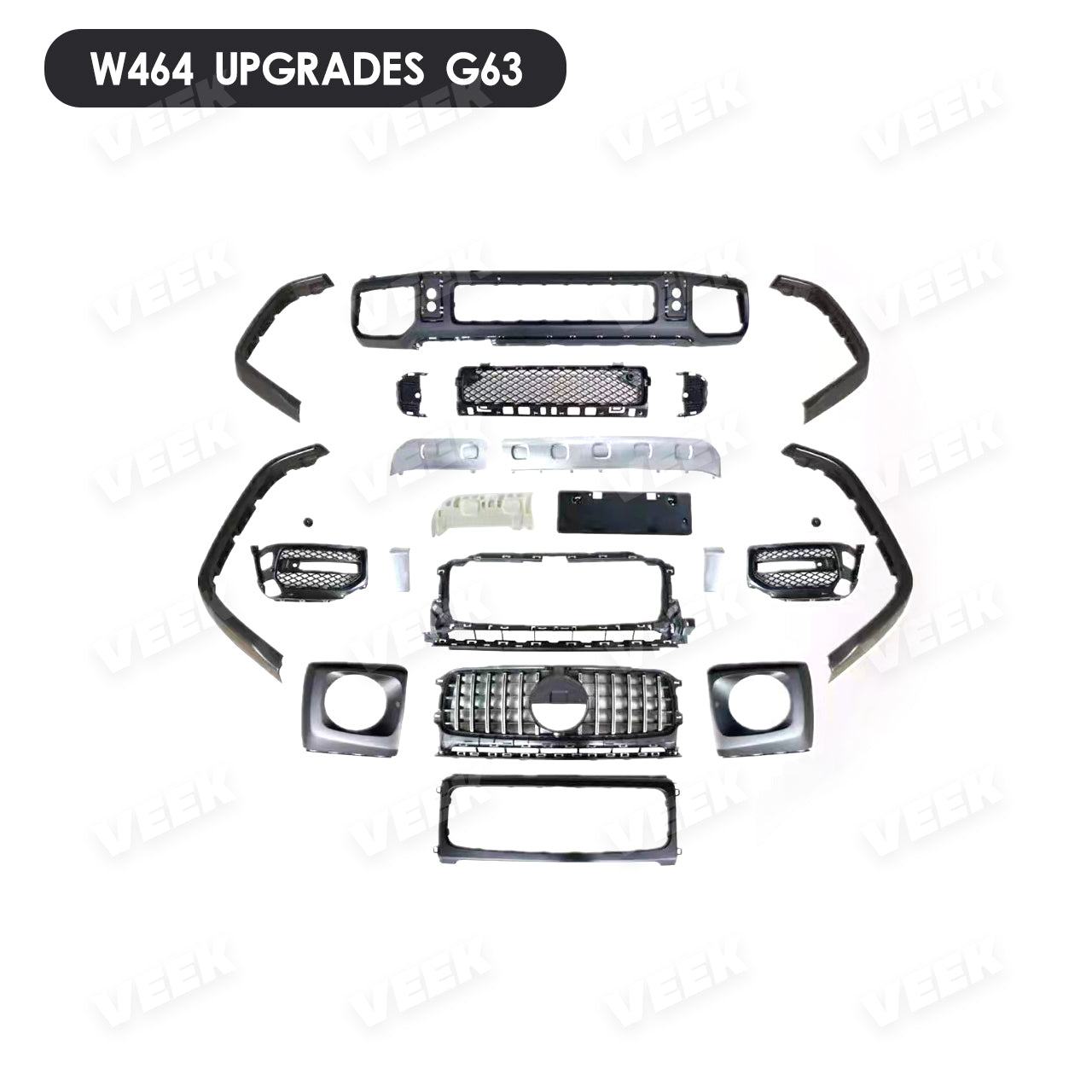 2002-2018 G Wagon Exterior Upgrade to 2023 Modification Kit