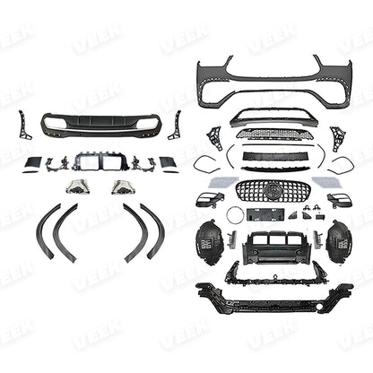 Mercedes GLE SUV W167 to AMG Stye Body Kit (53/63)