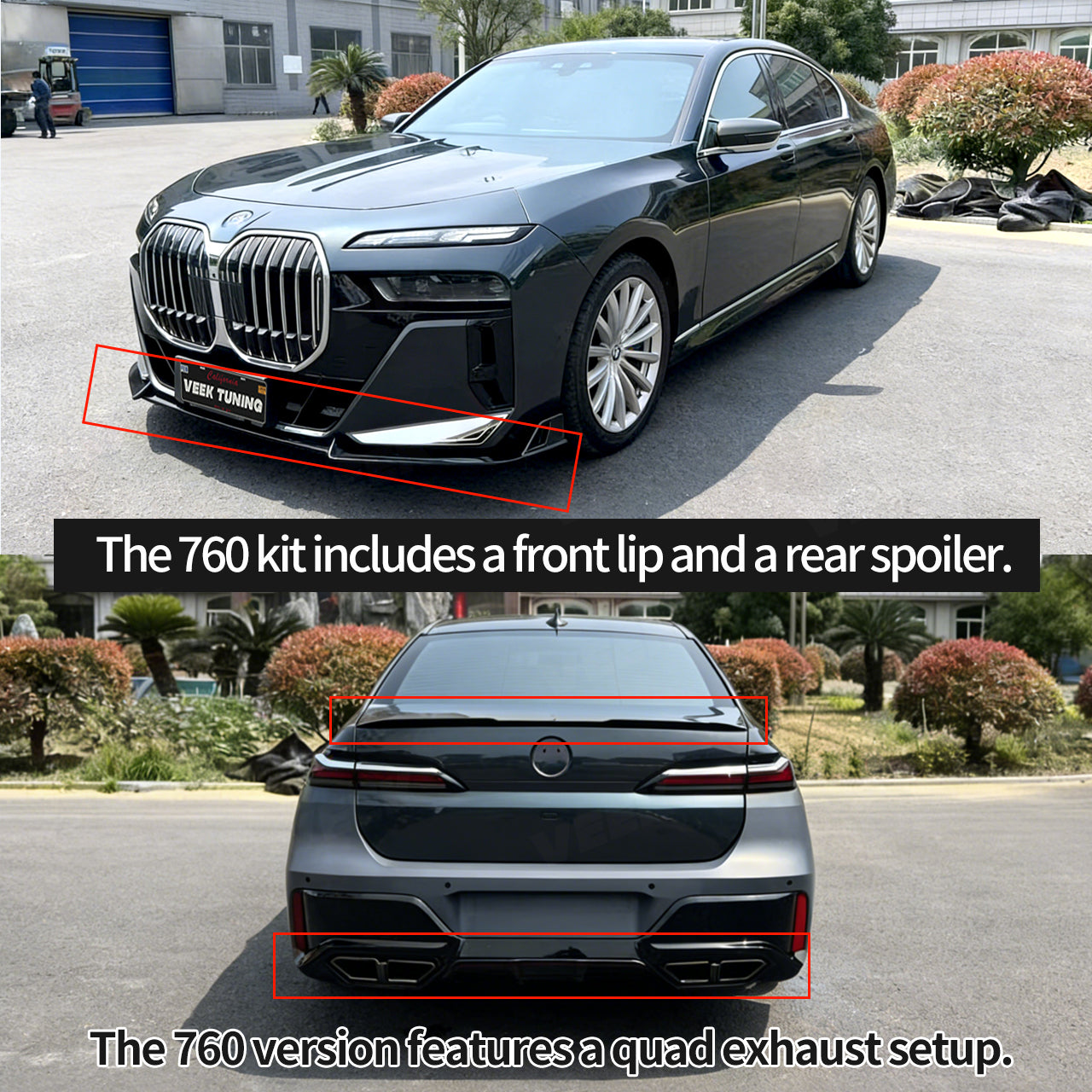 2023+ G70 M Sport 760/740 Body Kit for BMW 7 Series G11/G12 (2016-2022)