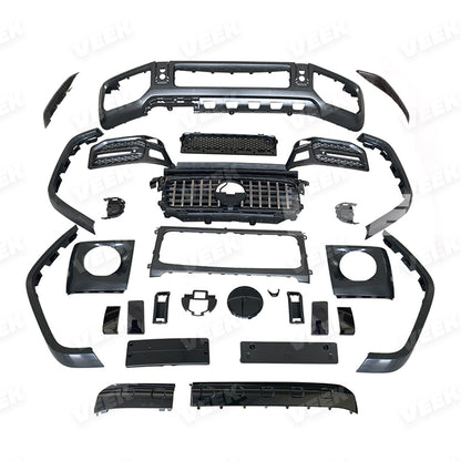 Mercedes G-Class W463A 2019-2024 Upgrade to G63 AMG Night Edition Body Kit and Blackout Lights Set