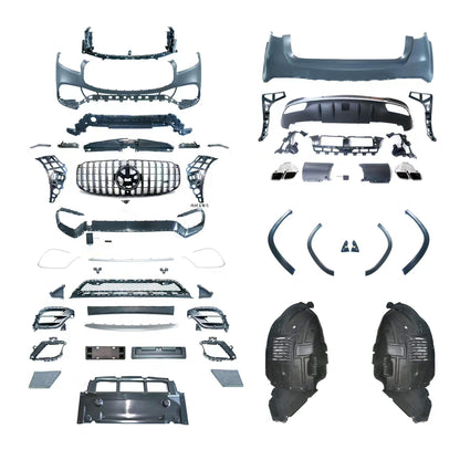 Mercedes 2012-2024 GLS X166/167 Upgrade to 24+ X167 GLS 63 AMG/Maybach Stye Body Kit