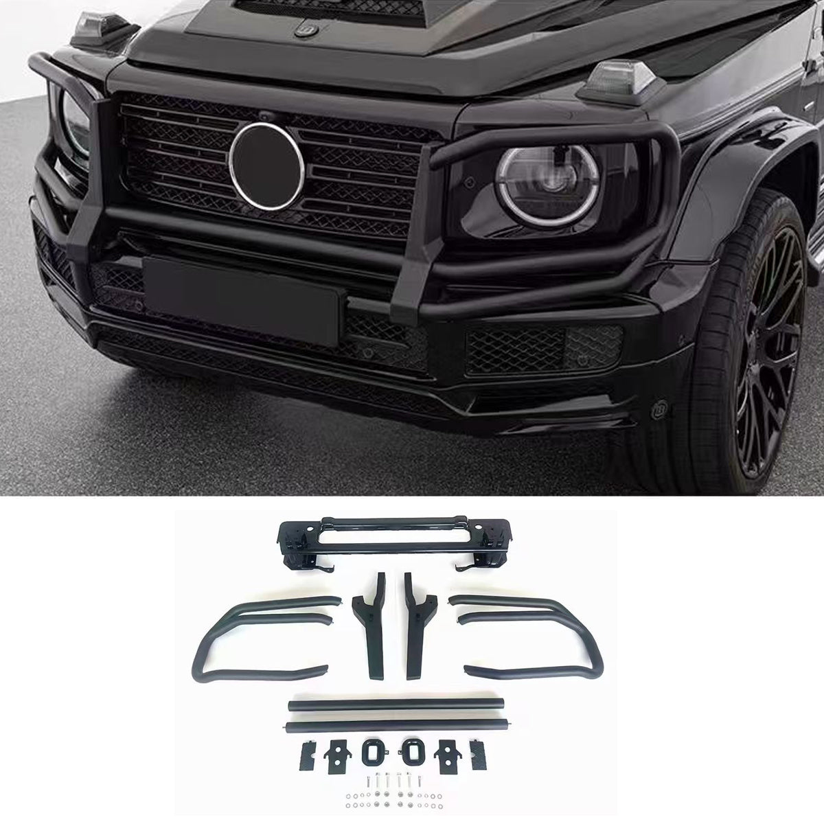 G63/G500/G350 Bull Front Guard for Mercedes G Wagon 2019-2026 W463A/W465