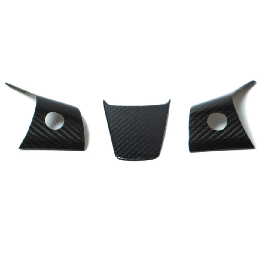 Model 3/Y Steering Wheel Sticker Interior Dry Carbon Trim