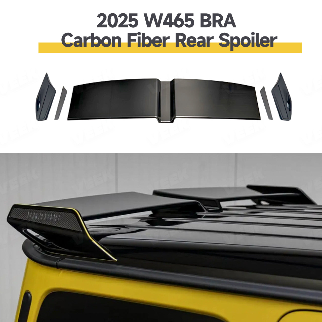 Carbon fiber fender flares for G-Class W465 style