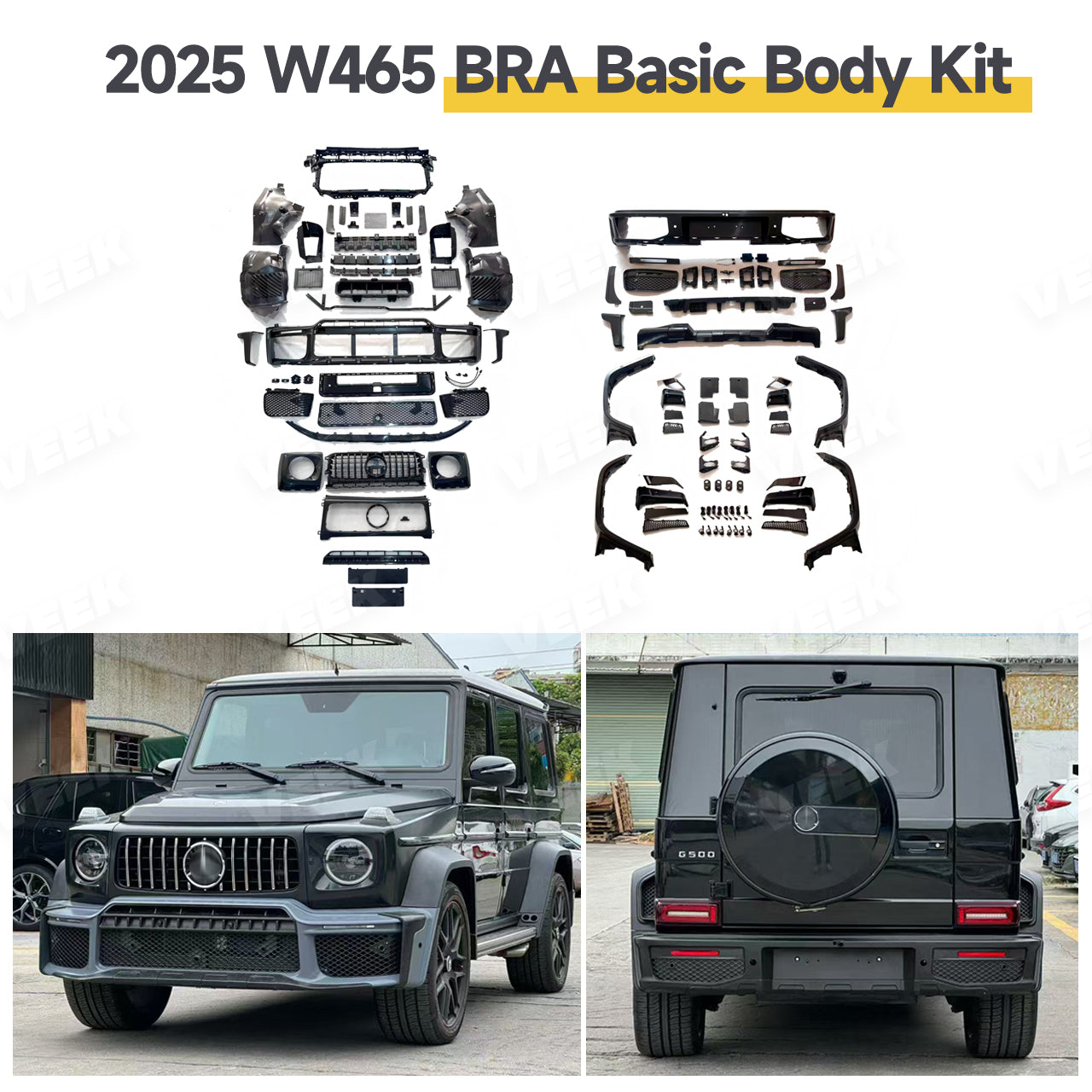 G-Class W463A to W465 exterior upgrade