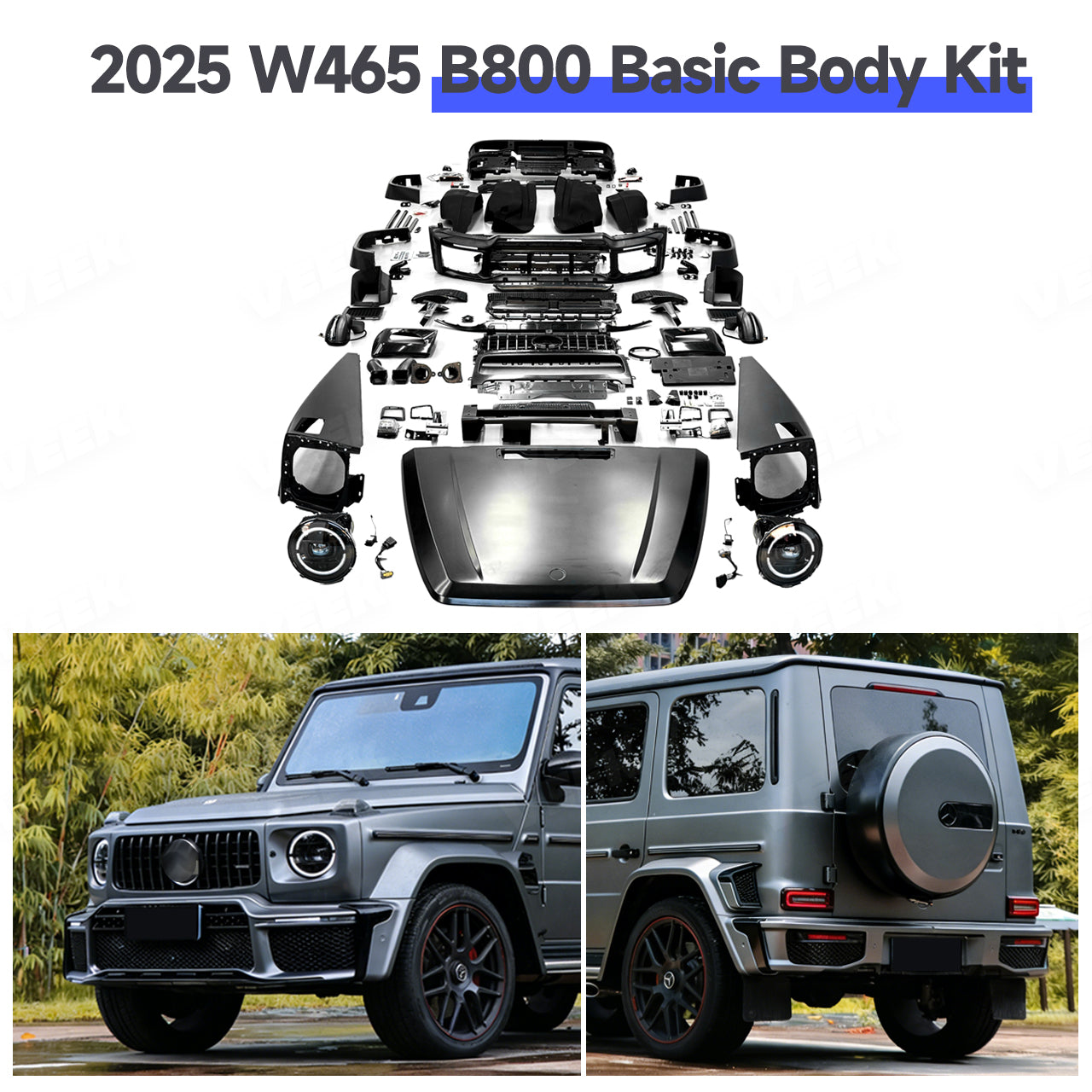 W463 G-Class carbon fiber body-kit option
