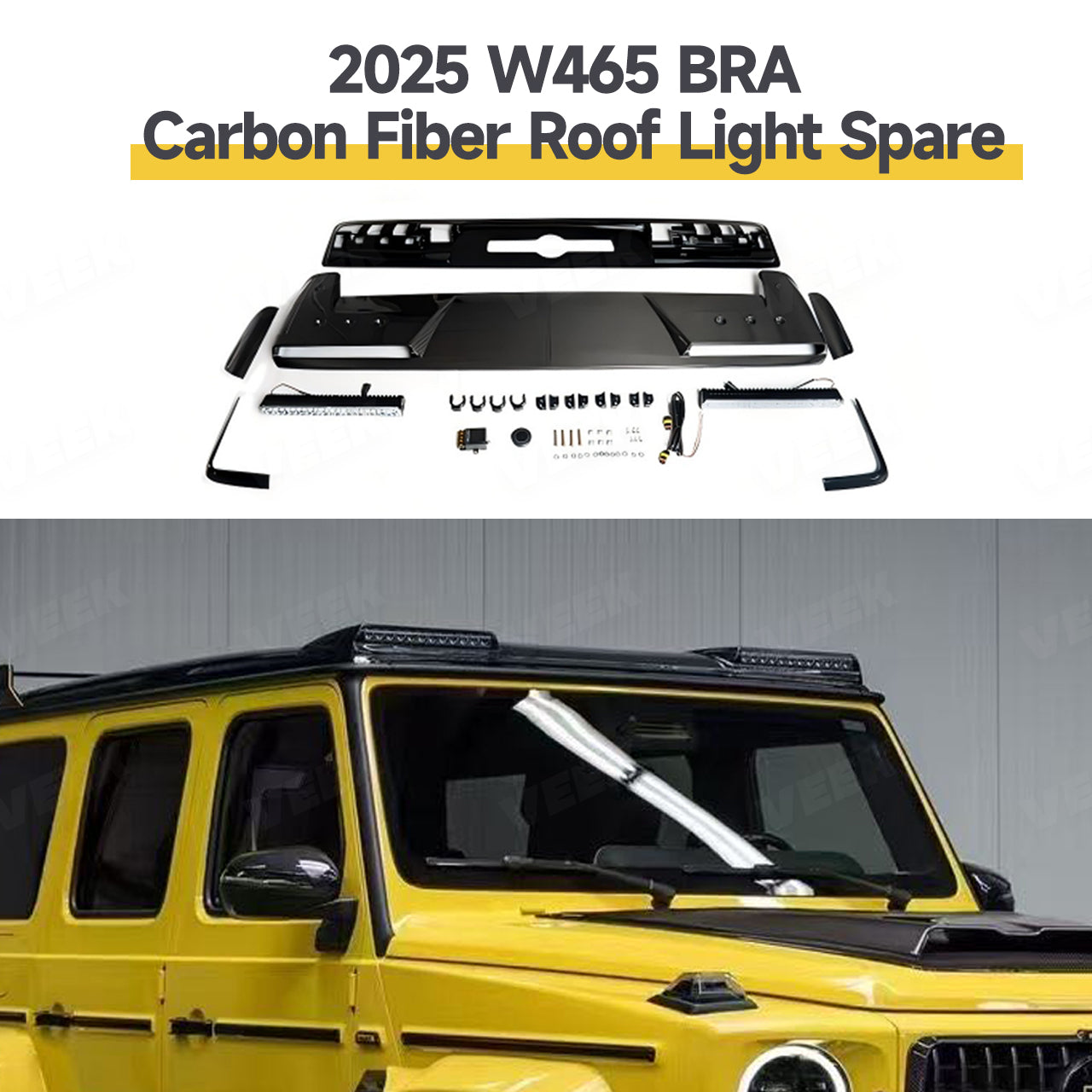 Custom carbon fiber body kit for Mercedes G-Class