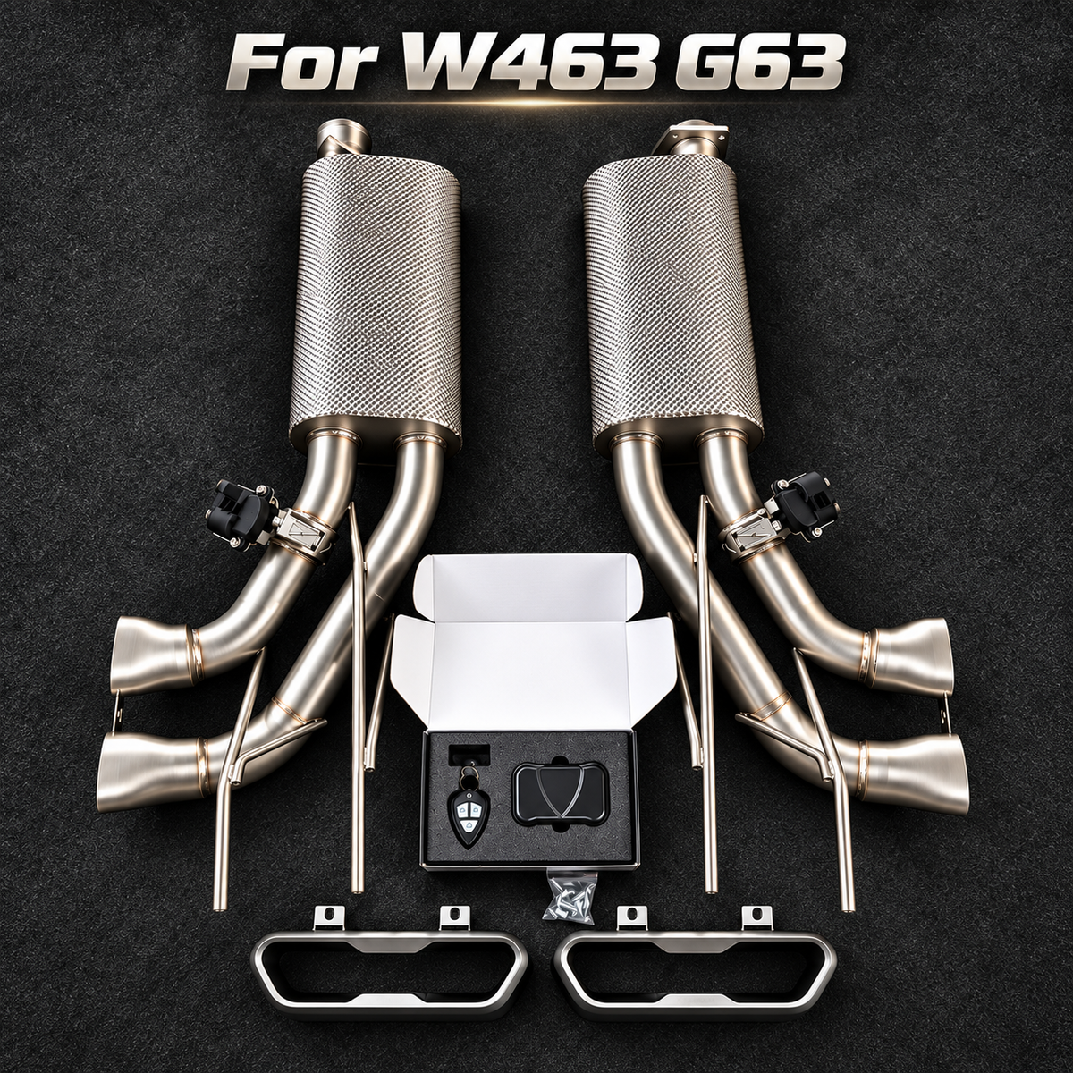 Mercedes G-Class W463 G63 AMG Valved Exhaust System Upgrade Kit 2002–2018