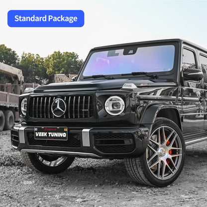 Mercedes G-Class W463A 2019-2024 Upgrade to G63 AMG Night Edition Body Kit and Blackout Lights Set